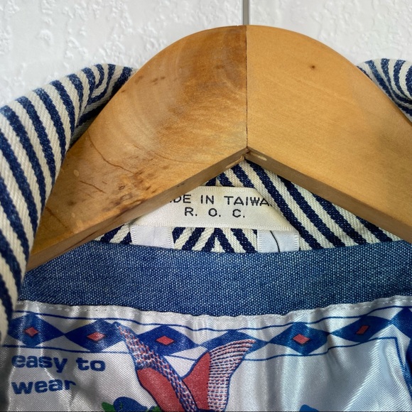 Vintage America Idea Acid Wash Denim Jacket - Picture 5 of 9